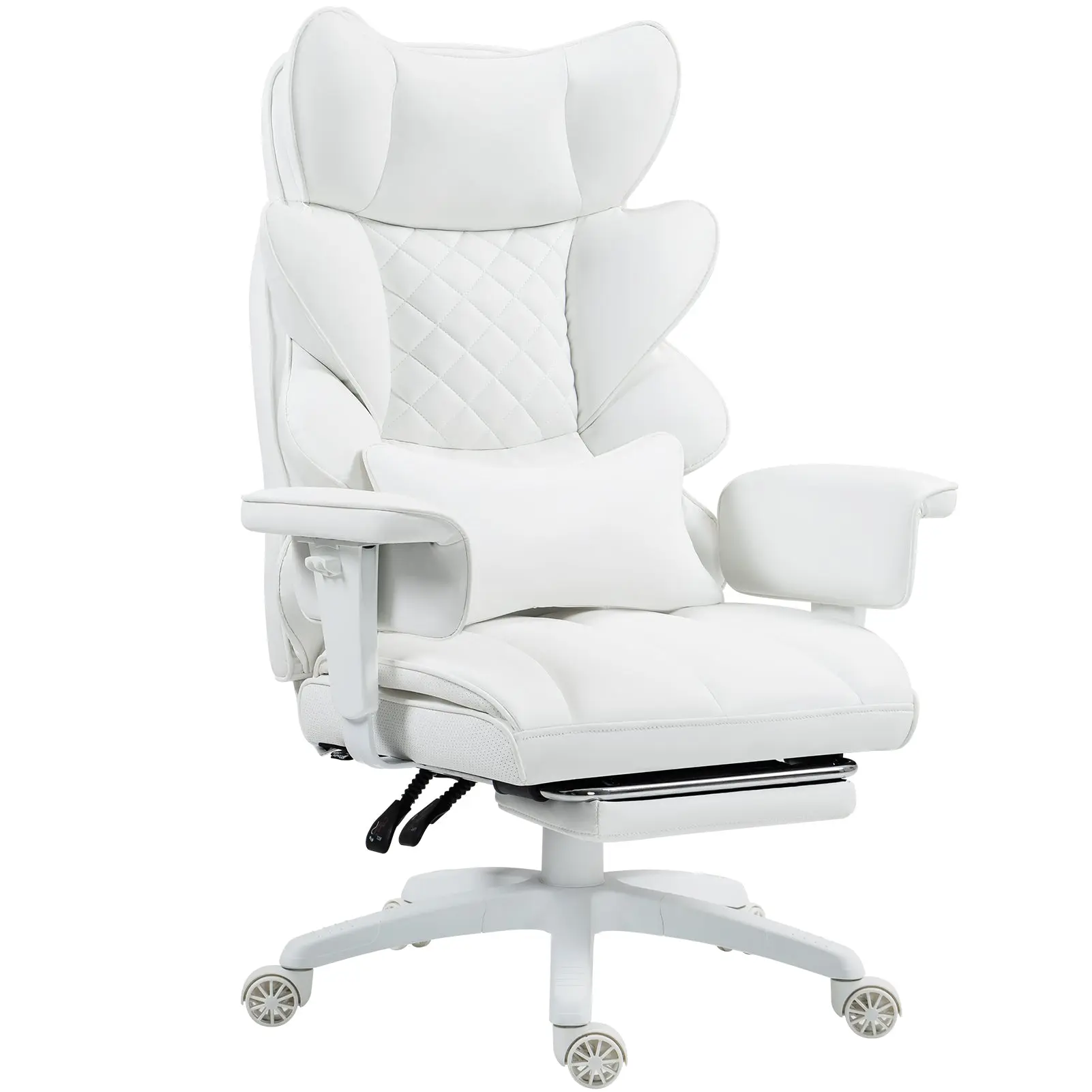 EXECUTIVE OFFICE SERIES 66BG (PU Leather, White)