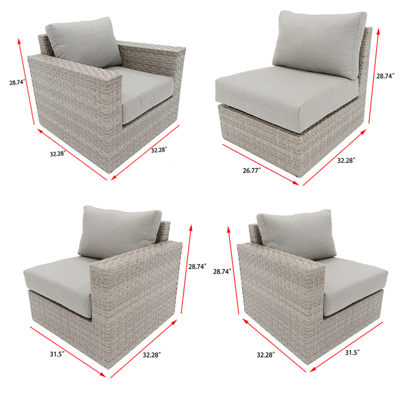 12 Piece Sectional Patio Furniture