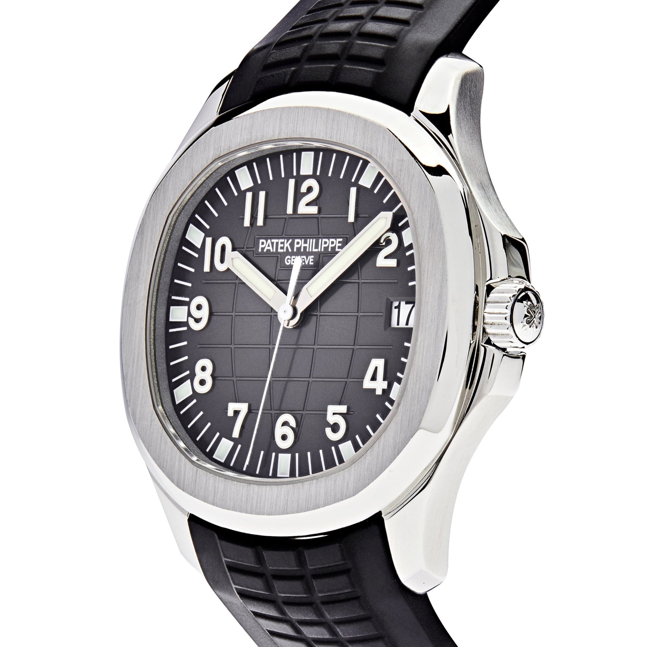 Patek Philippe Aquanaut Automatic Black Dial Stainless Steel Men's Watch 5167A-001