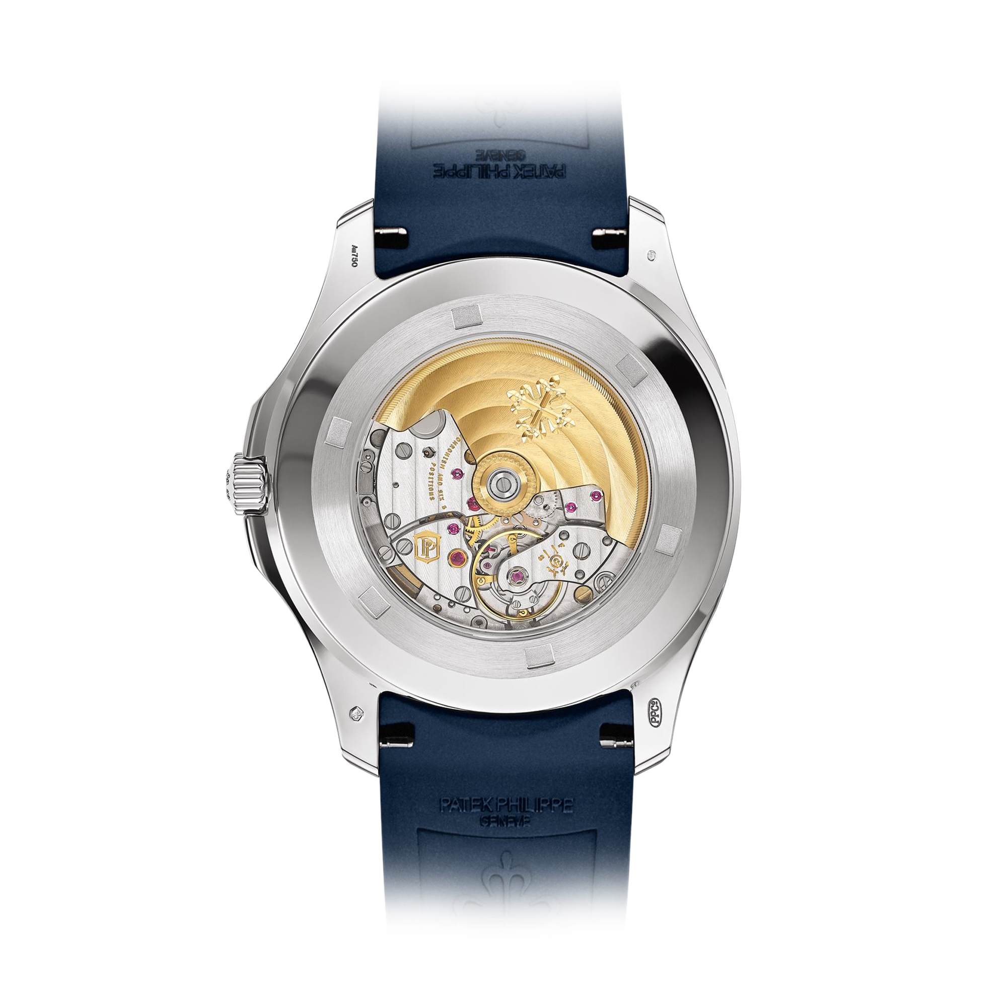 Patek Philippe Aquanaut Blue Dial 18K White Gold Men's Watch 5168G-001