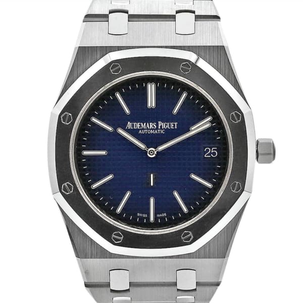 Audemars Piguet Royal Oak Jumbo Extra-Thin, 39mm, Titanium, blue dial, 15202IP.OO.1240IP.01