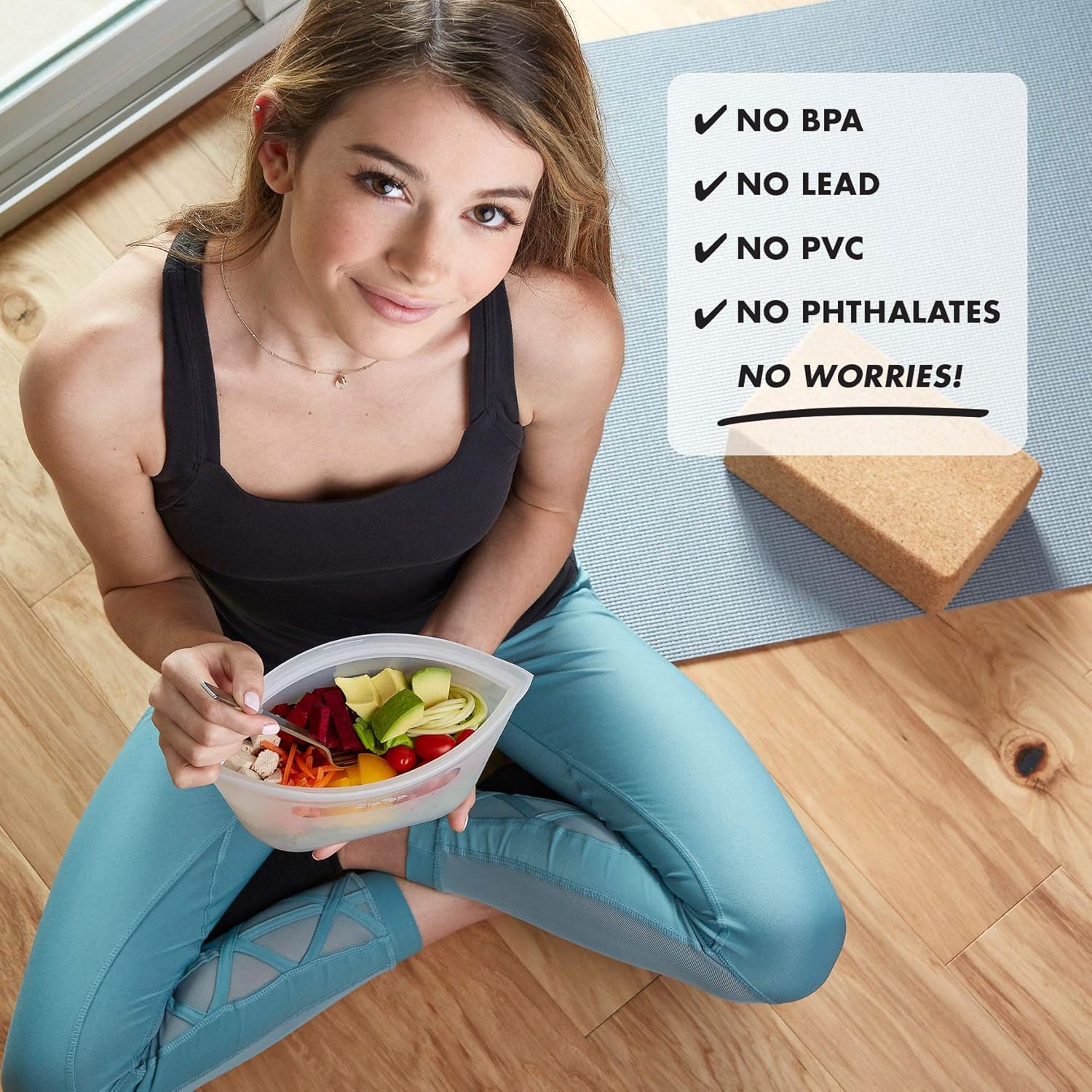 Zip Top Reusable Food Storage Bags - Completely Plastic-Free