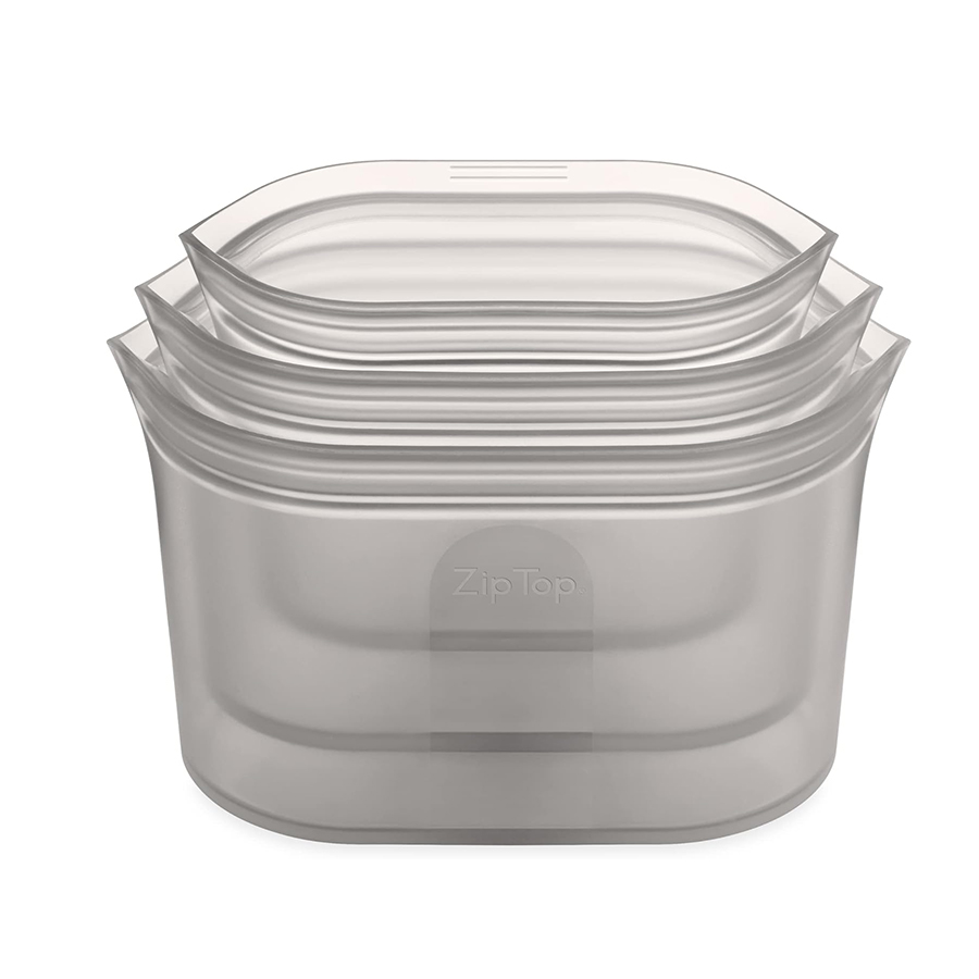 Zip Top Reusable Food Storage Bags - Completely Plastic-Free