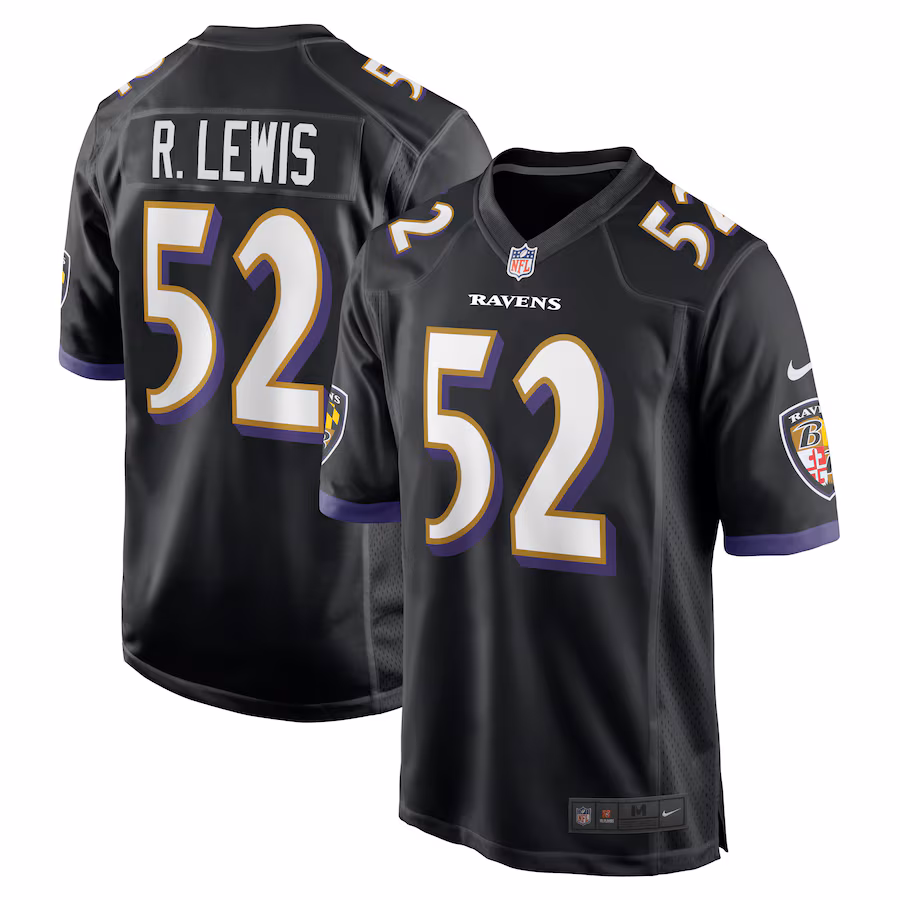 Men's Baltimore Ravens Ray Lewis Nike White Retired Player Game Jersey