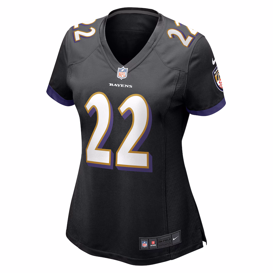 Women's Baltimore Ravens Derrick Henry Nike Black Alternate Game Jersey