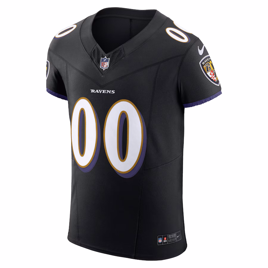 Men's Baltimore Ravens Nike Purple Vapor F.U.S.E. Elite Custom Jersey