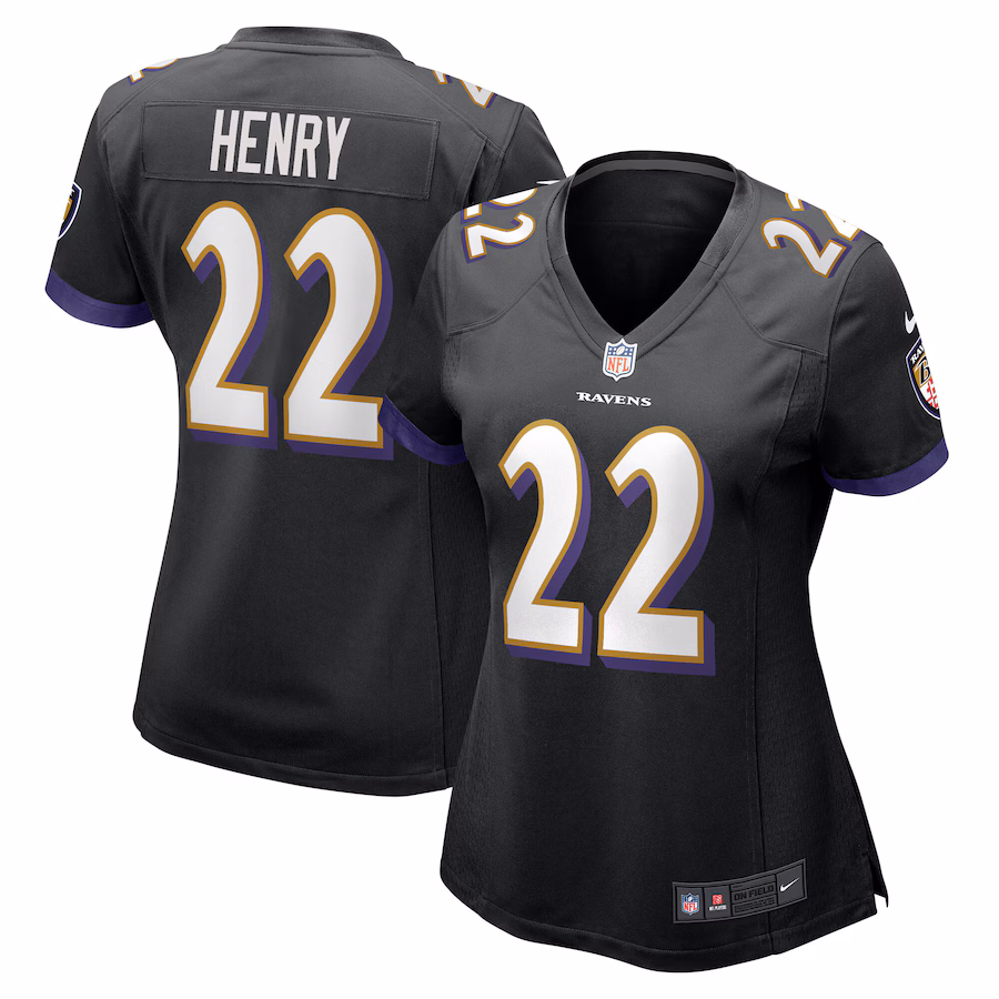 Women's Baltimore Ravens Derrick Henry Nike Black Alternate Game Jersey