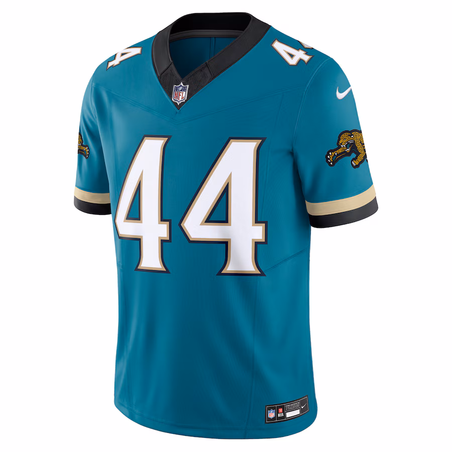 Men's Jacksonville Jaguars Travon Walker Nike Teal Prowler Throwback Vapor F.U.S.E. Limited Jersey