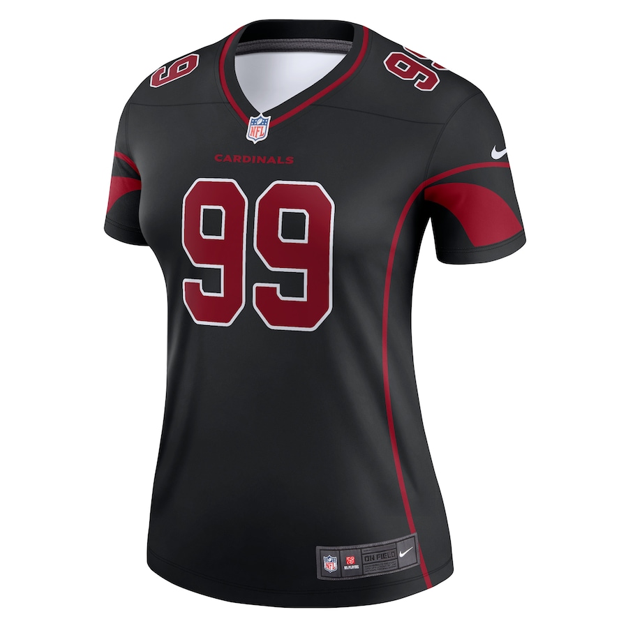 Women's Arizona Cardinals J.J. Watt Nike Black Alternate Legend Player Performance Top