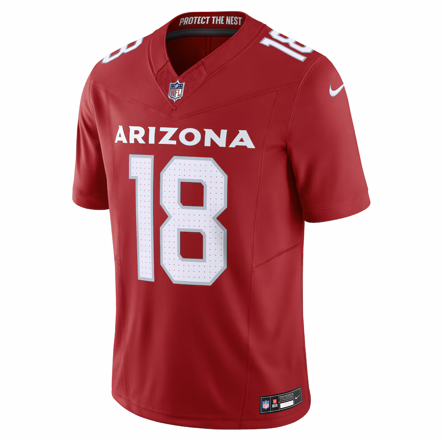 Men's Arizona Cardinals Marvin Harrison Jr. Nike Cardinal Vapor F.U.S.E. Limited Jersey