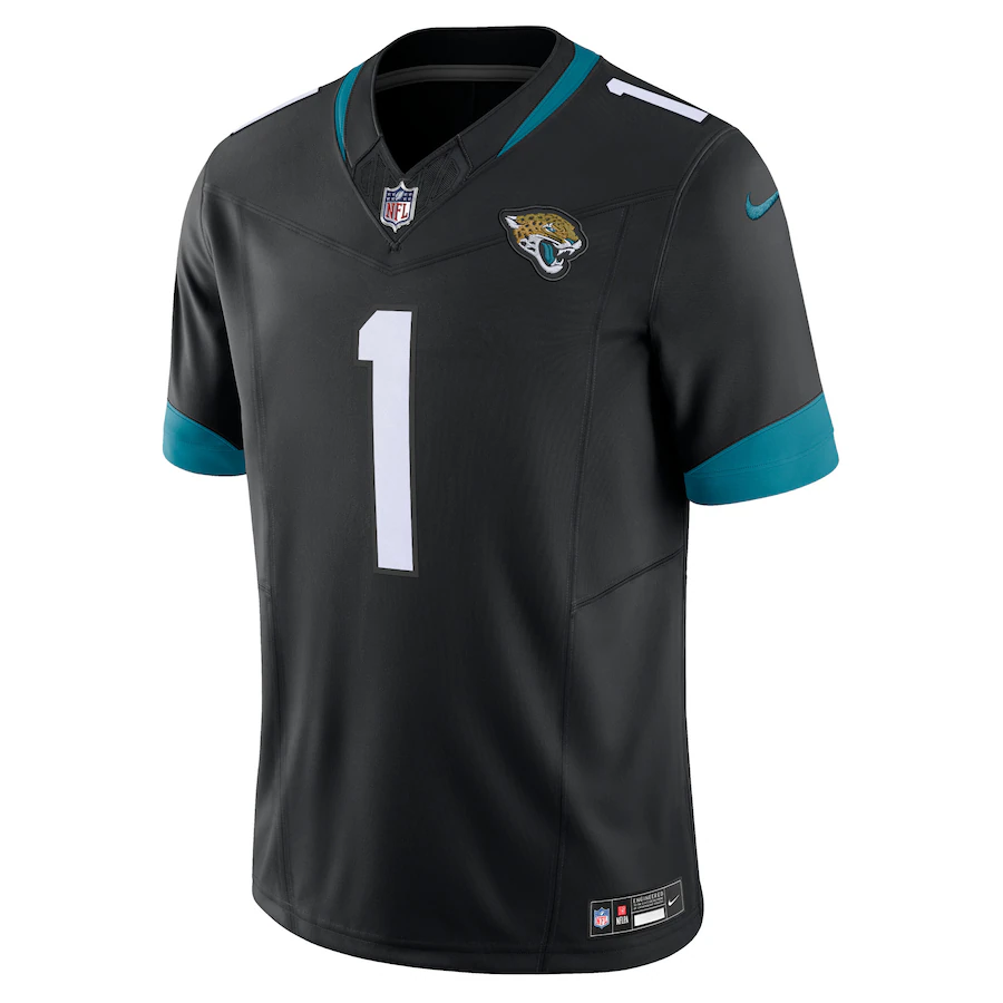 Men's Jacksonville Jaguars Travis Etienne Nike Teal Vapor F.U.S.E. Limited Jersey