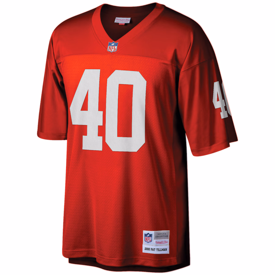 Men's Arizona Cardinals Pat Tillman Mitchell & Ness Cardinal Big & Tall 2000 Retired Player Replica Jersey