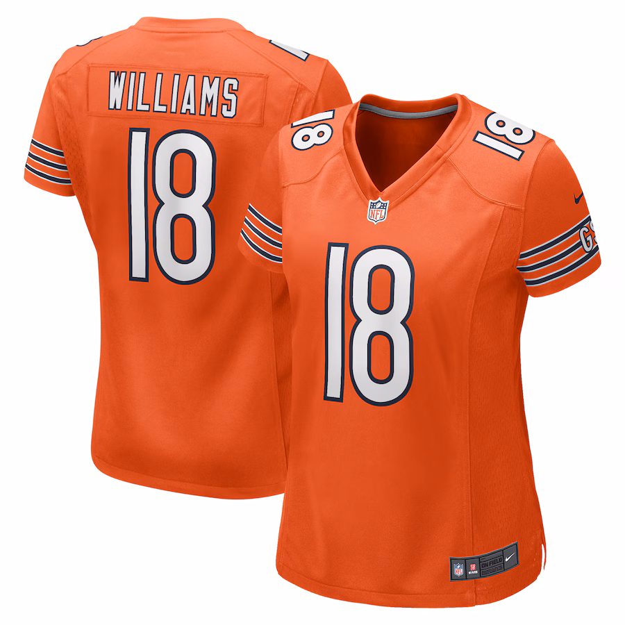 Women's Chicago Bears Caleb Williams Nike White 2nd Alternate Game Player Jersey