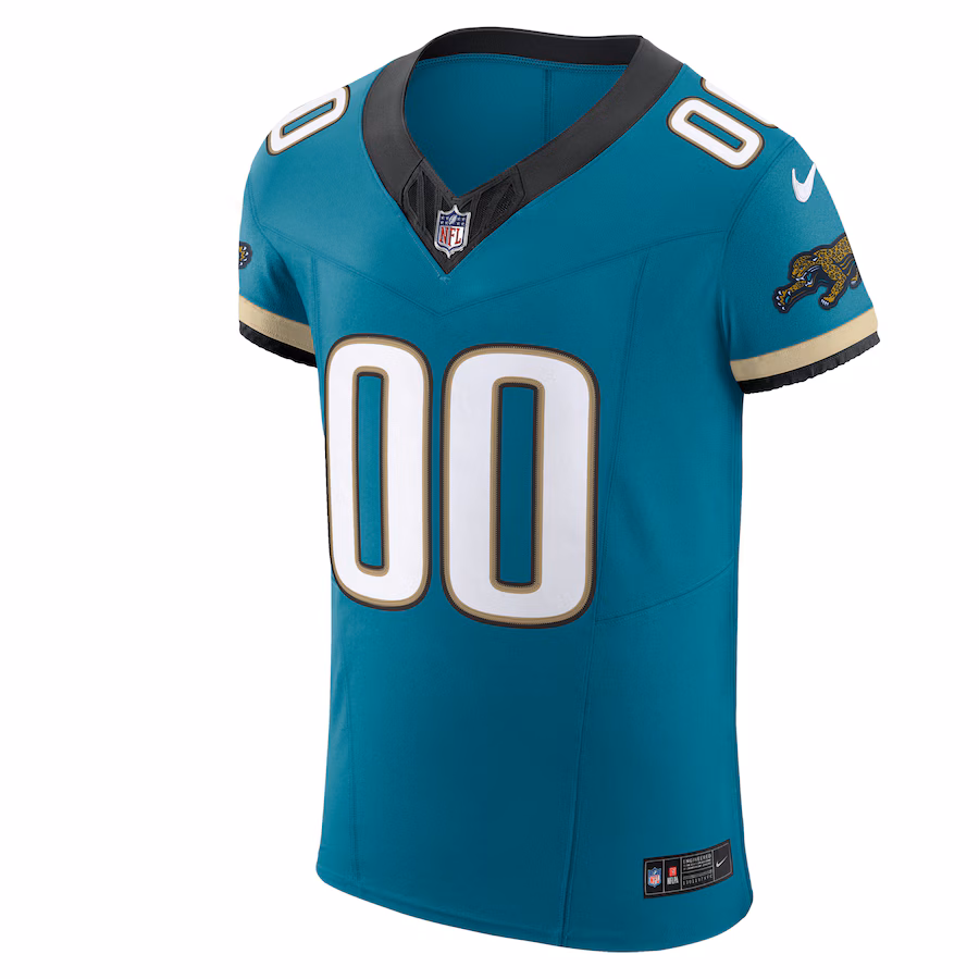 Men's Jacksonville Jaguars Nike Teal Alternate Vapor F.U.S.E. Elite Custom Jersey