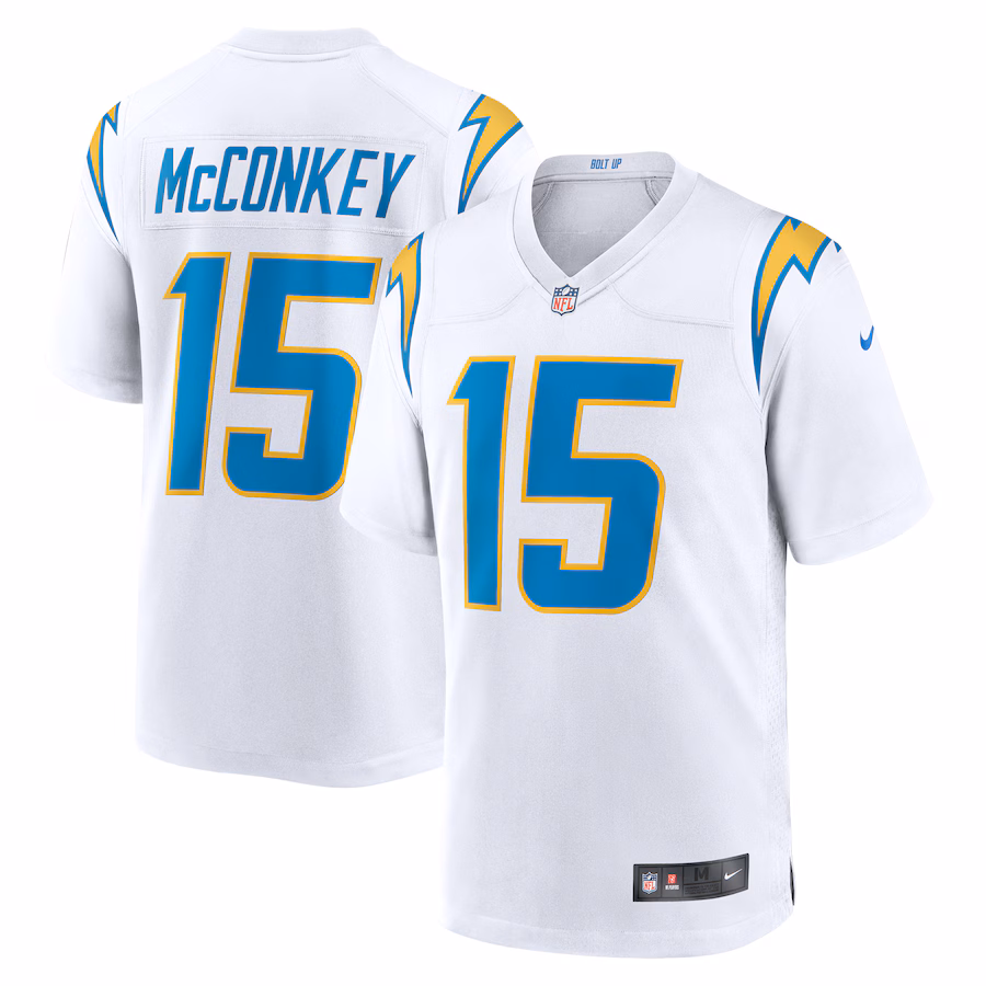 Men's Los Angeles Chargers Ladd McConkey Nike Navy Alternate Game Jersey