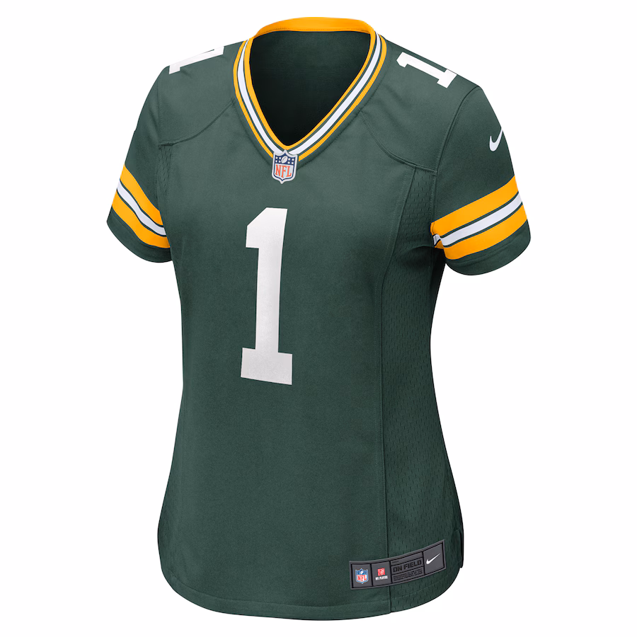Women's Nike Custom name and number Green Green Bay Packers Game Jersey
