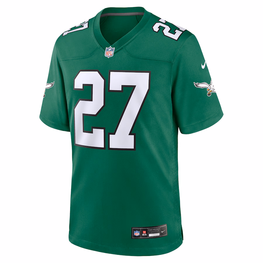 Men's Philadelphia Eagles Quinyon Mitchell Nike Midnight Green Player Game Jersey