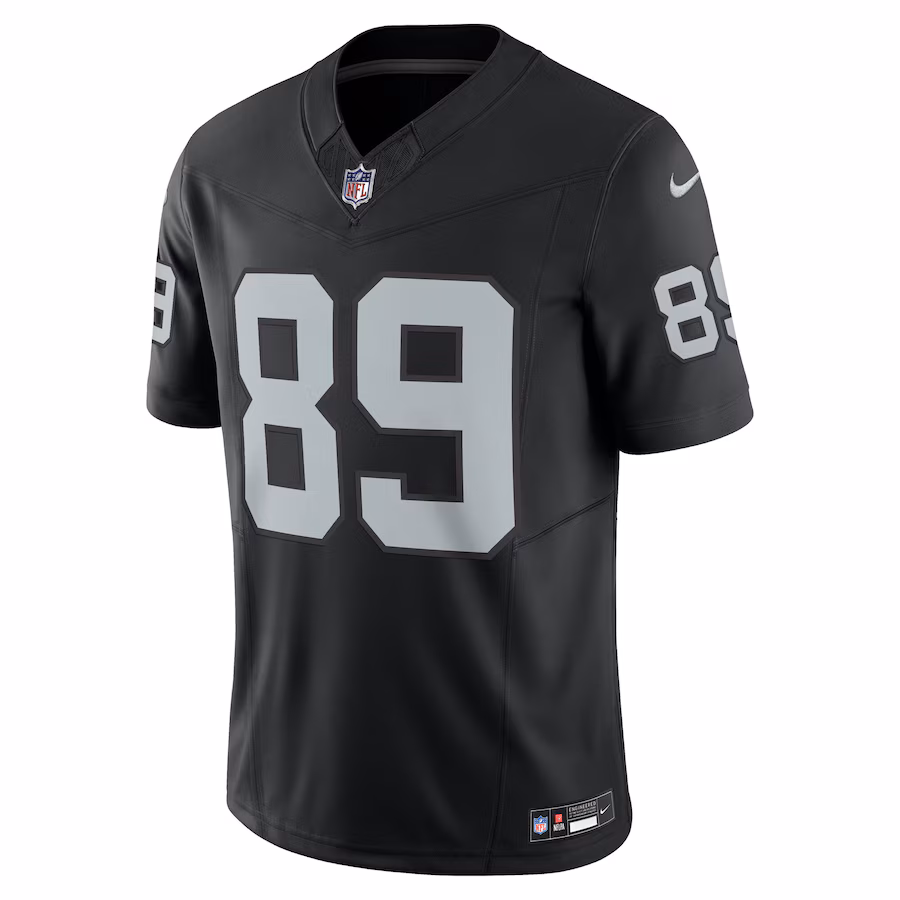 Men's Las Vegas Raiders Brock Bowers Nike Black Team Vapor F.U.S.E. Limited Jersey