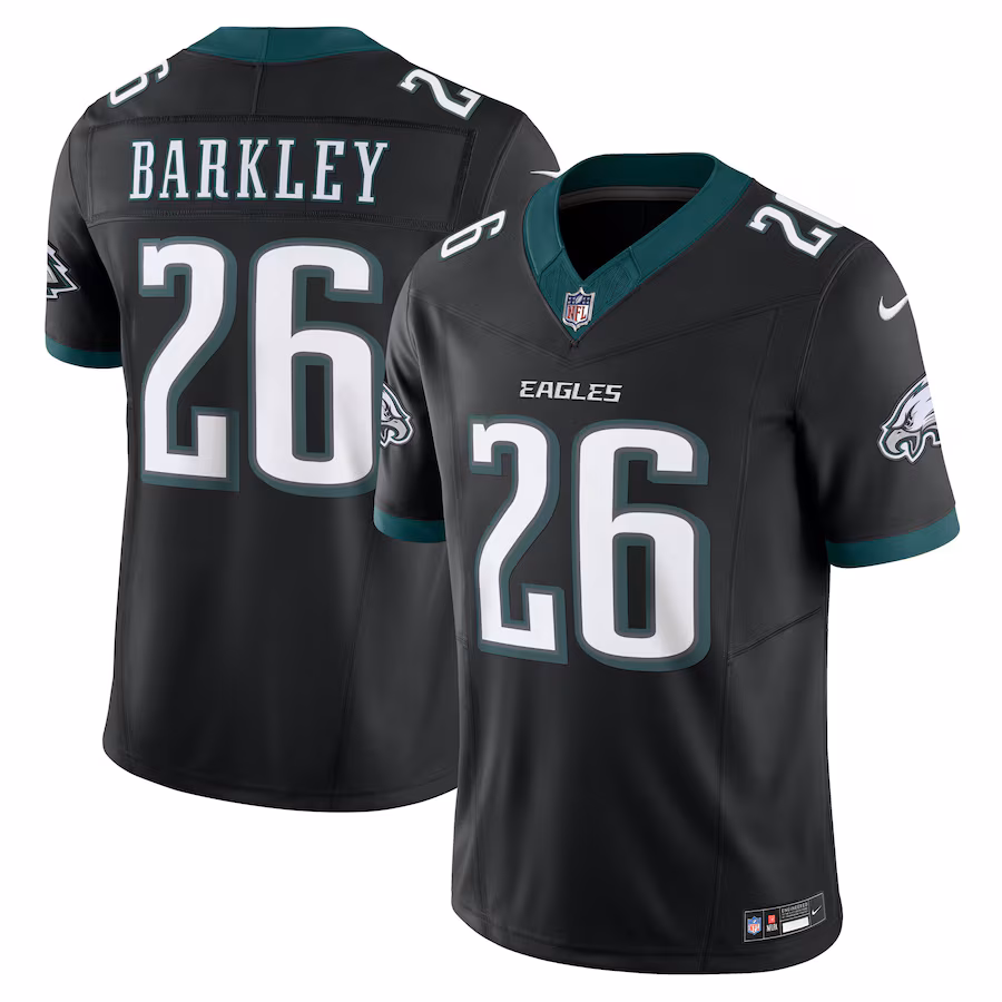 Men's Philadelphia Eagles Saquon Barkley Nike Midnight Green Vapor F.U.S.E. Limited Jersey