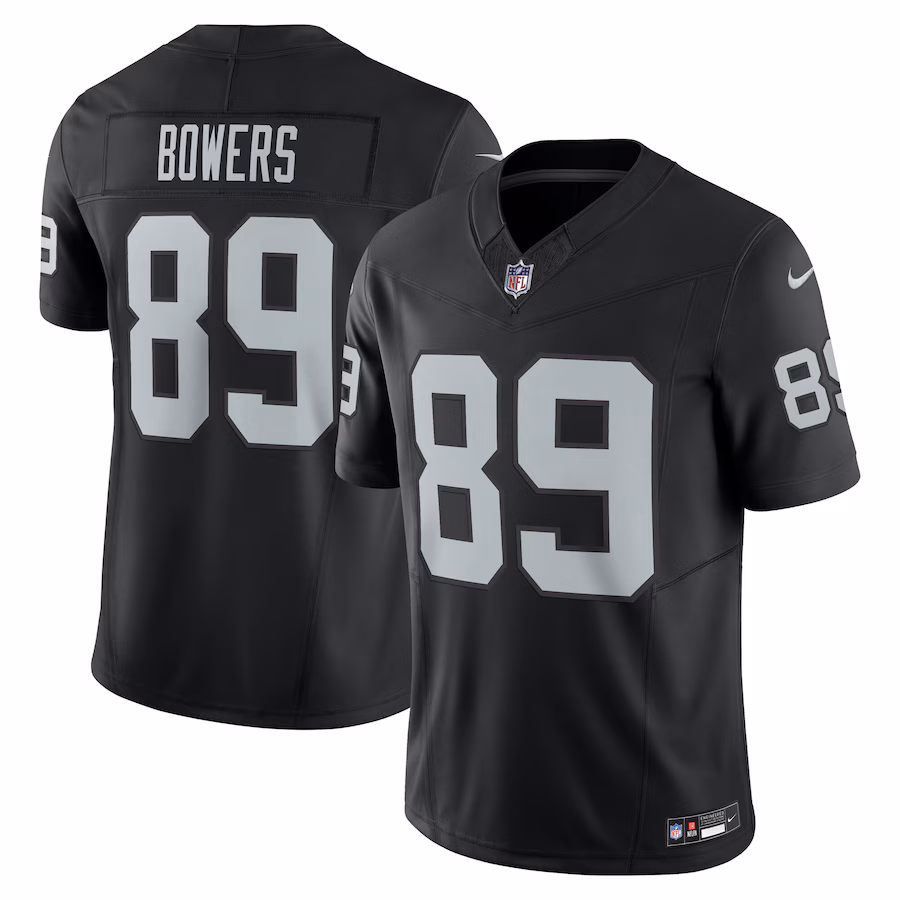 Men's Las Vegas Raiders Brock Bowers Nike Black Team Vapor F.U.S.E. Limited Jersey