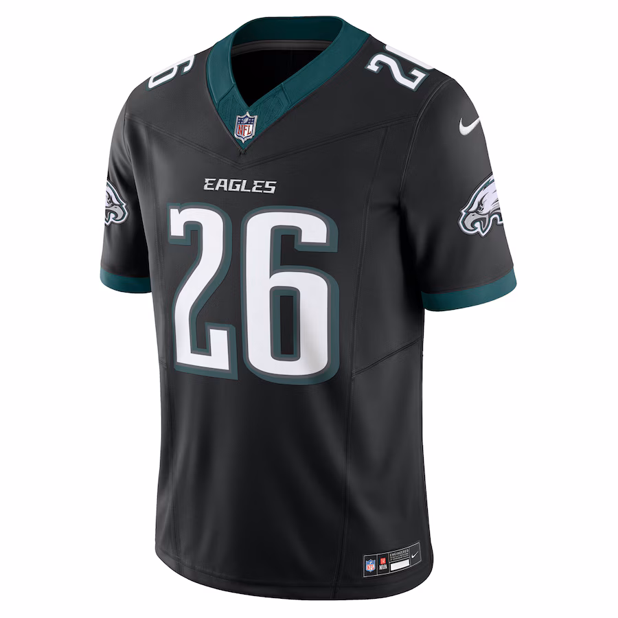 Men's Philadelphia Eagles Saquon Barkley Nike Midnight Green Vapor F.U.S.E. Limited Jersey