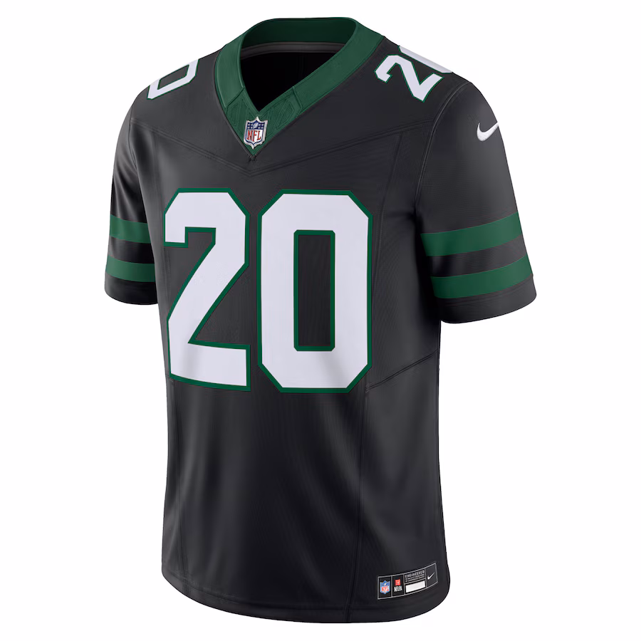 Men's New York Jets Breece Hall Legacy Black Alternate Vapor F.U.S.E. Limited Jersey