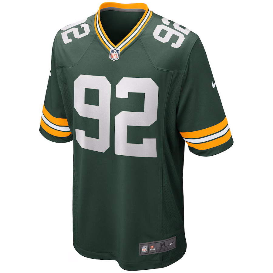 Men's Nike Reggie White Green Green Bay Packers Game Retired Player Jersey