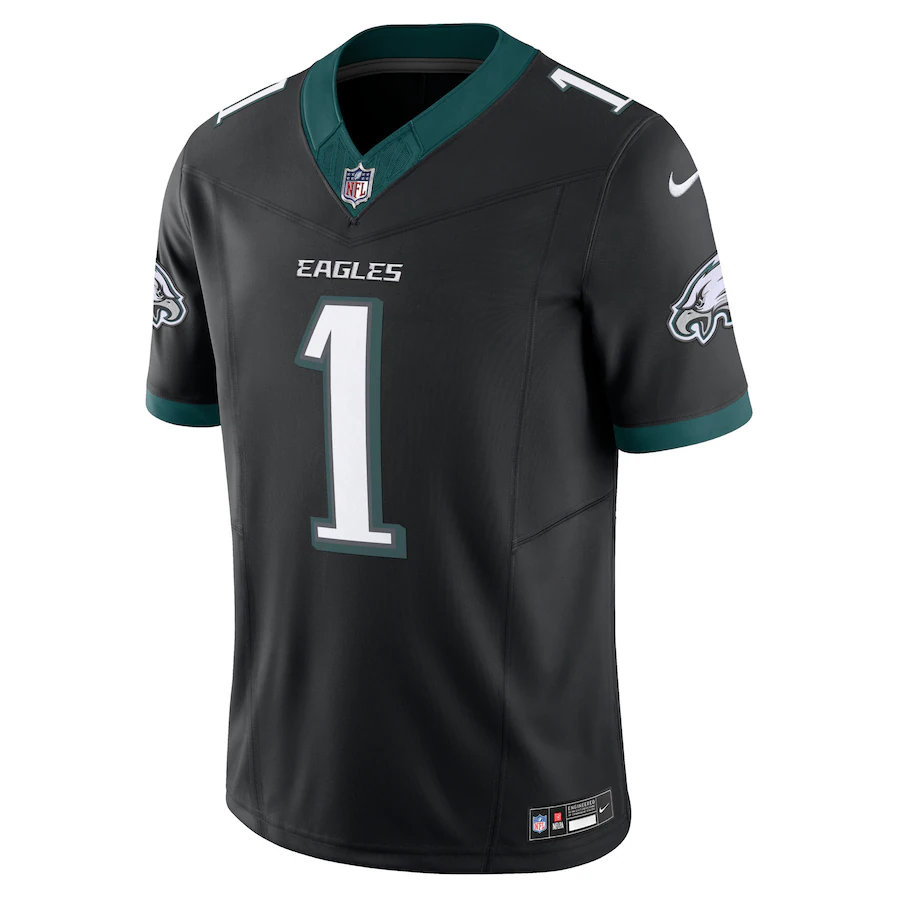 Men's Philadelphia Eagles Jalen Hurts Nike Black Alternate Vapor F.U.S.E. Limited Jersey