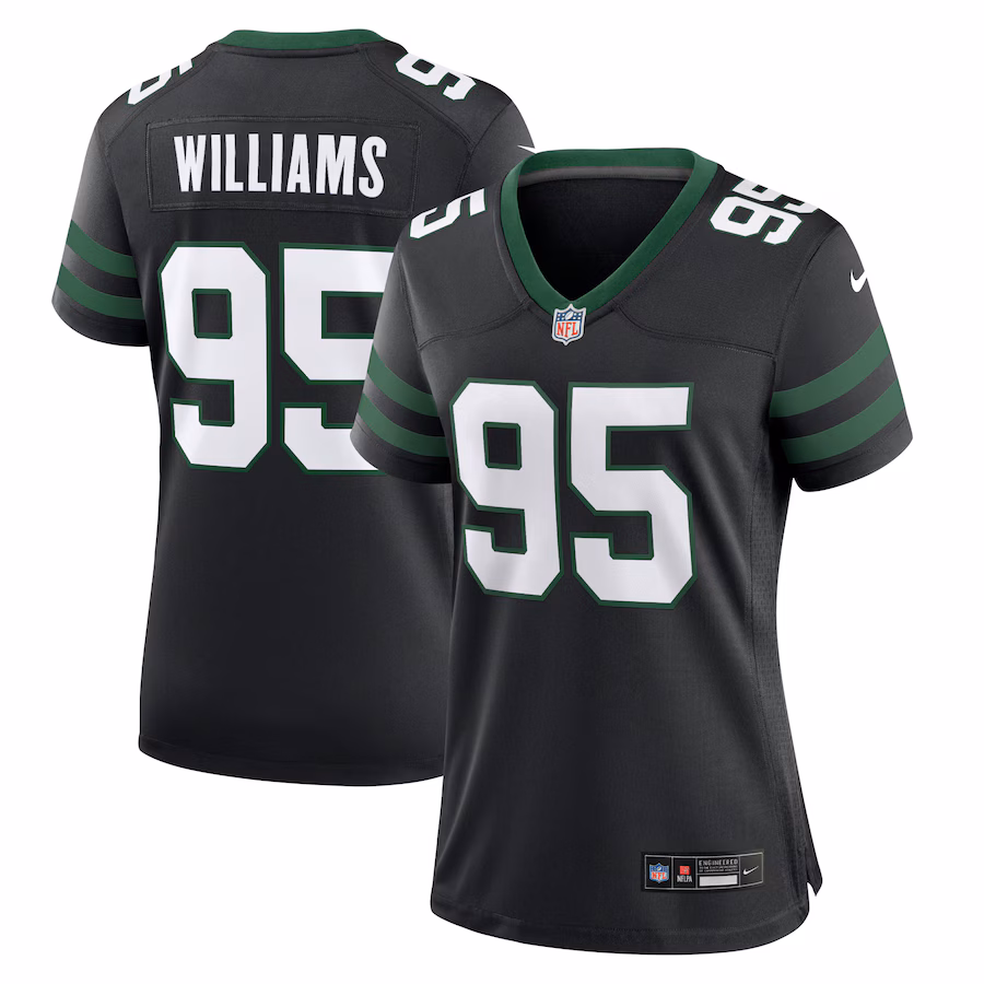 Women's New York Jets Quinnen Williams Legacy Black Alternate Game Jersey