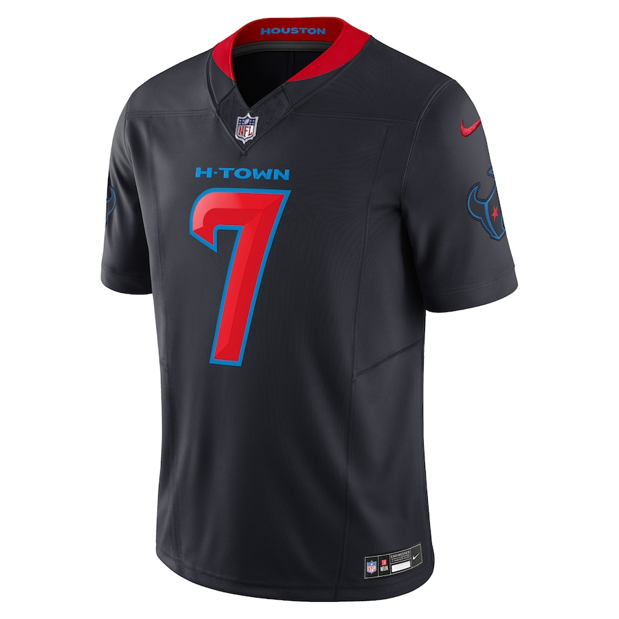 Men's Houston Texans C.J. Stroud Nike Navy 2nd Alternate Vapor F.U.S.E. Limited Jersey