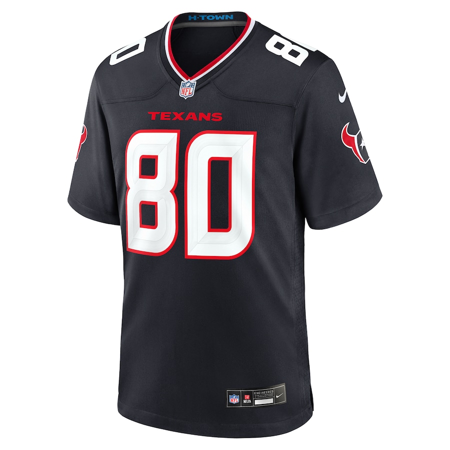 Men's Houston Texans Andre Johnson Nike Navy Team Retired Player Game Jersey