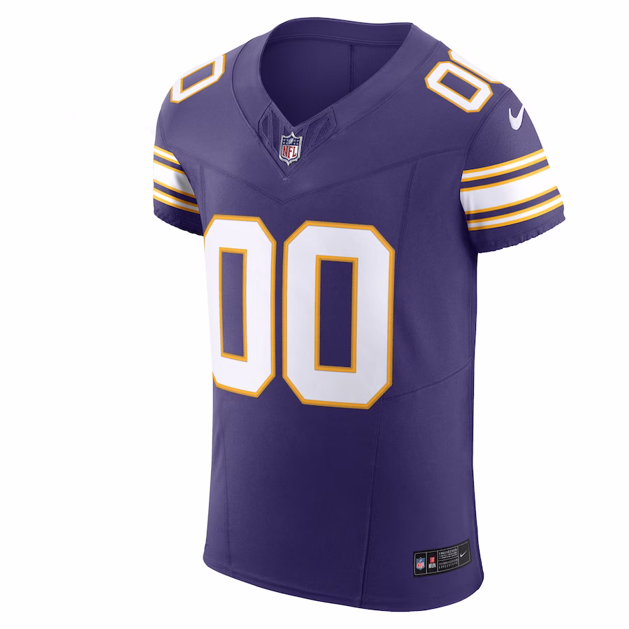 Men's Minnesota Vikings Nike Purple Vapor F.U.S.E. Elite Custom Jersey