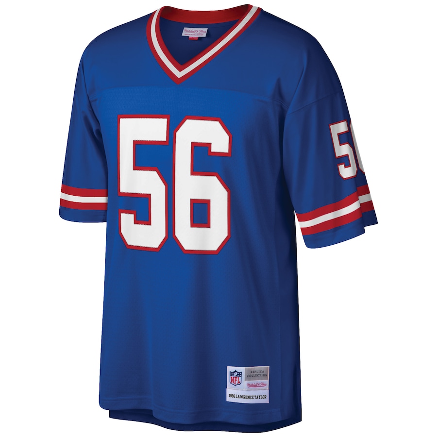 Men's Mitchell & Ness Lawrence Taylor Royal New York Giants Retired Player Vintage - Replica Jersey
