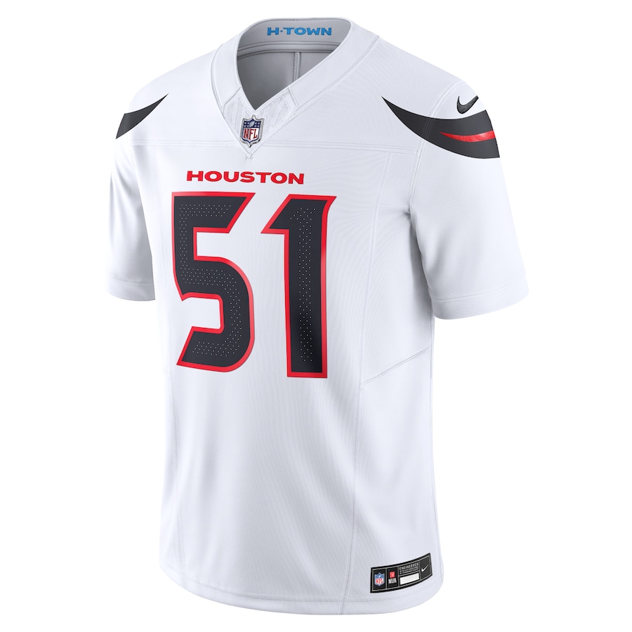 Men's Houston Texans Will Anderson Jr. Nike White Vapor F.U.S.E. Limited Jersey