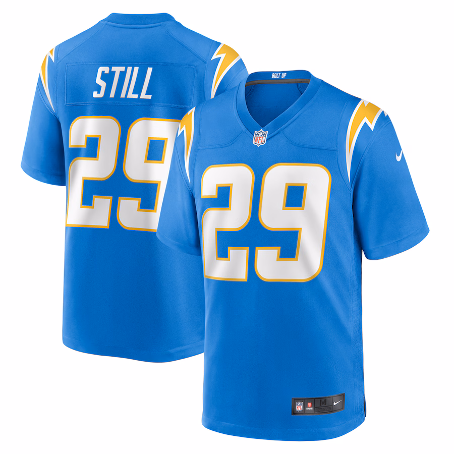 Men's Los Angeles Chargers Tarheeb Still Nike Powder Blue Team Game Jersey