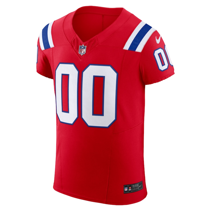Men's New England Patriots Nike Red Vapor F.U.S.E. Elite Custom Jersey