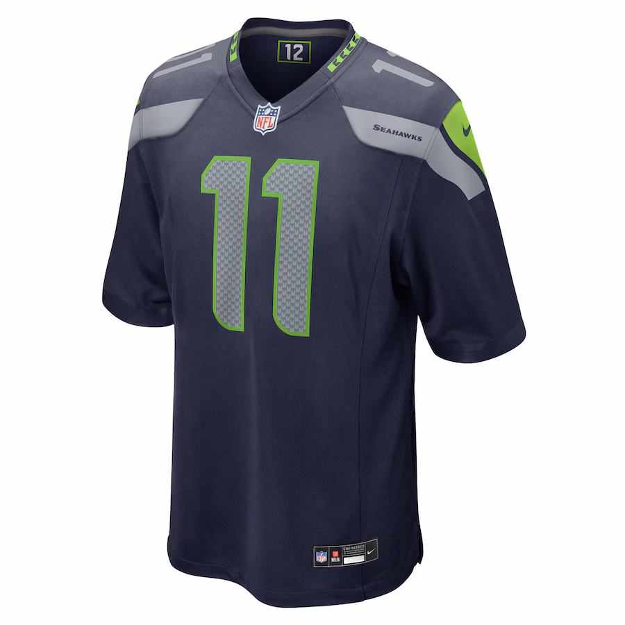 Men's Seattle Seahawks Jaxon Smith-Njigba Nike College Navy Game Jersey