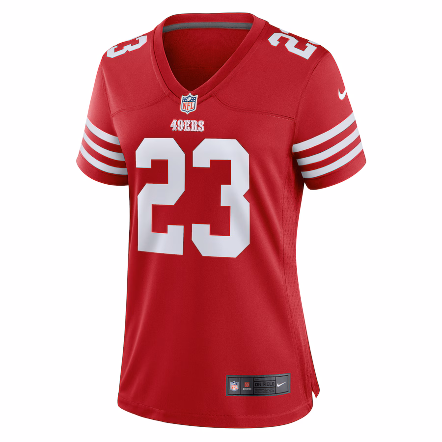 Women's San Francisco 49ers Christian McCaffrey Nike Scarlet Player Jersey
