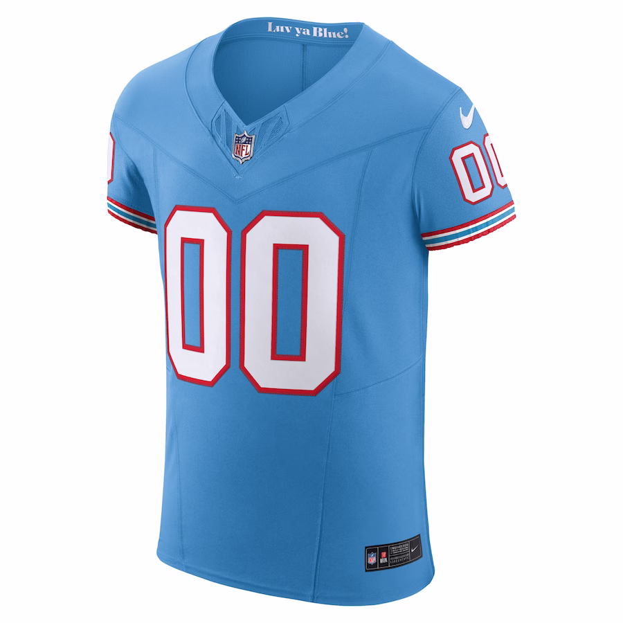 Men's Tennessee Titans Nike Light Blue Vapor F.U.S.E. Elite Custom Jersey