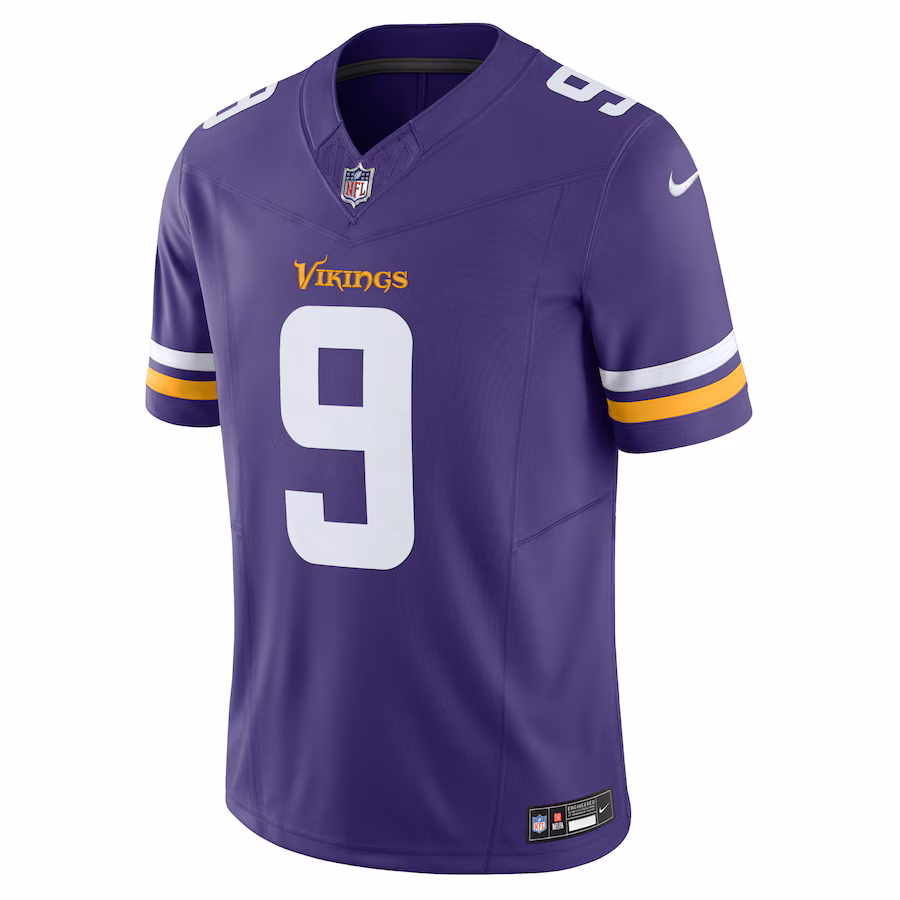 Men's Minnesota Vikings J.J. McCarthy Nike Purple Vapor F.U.S.E. Limited Jersey