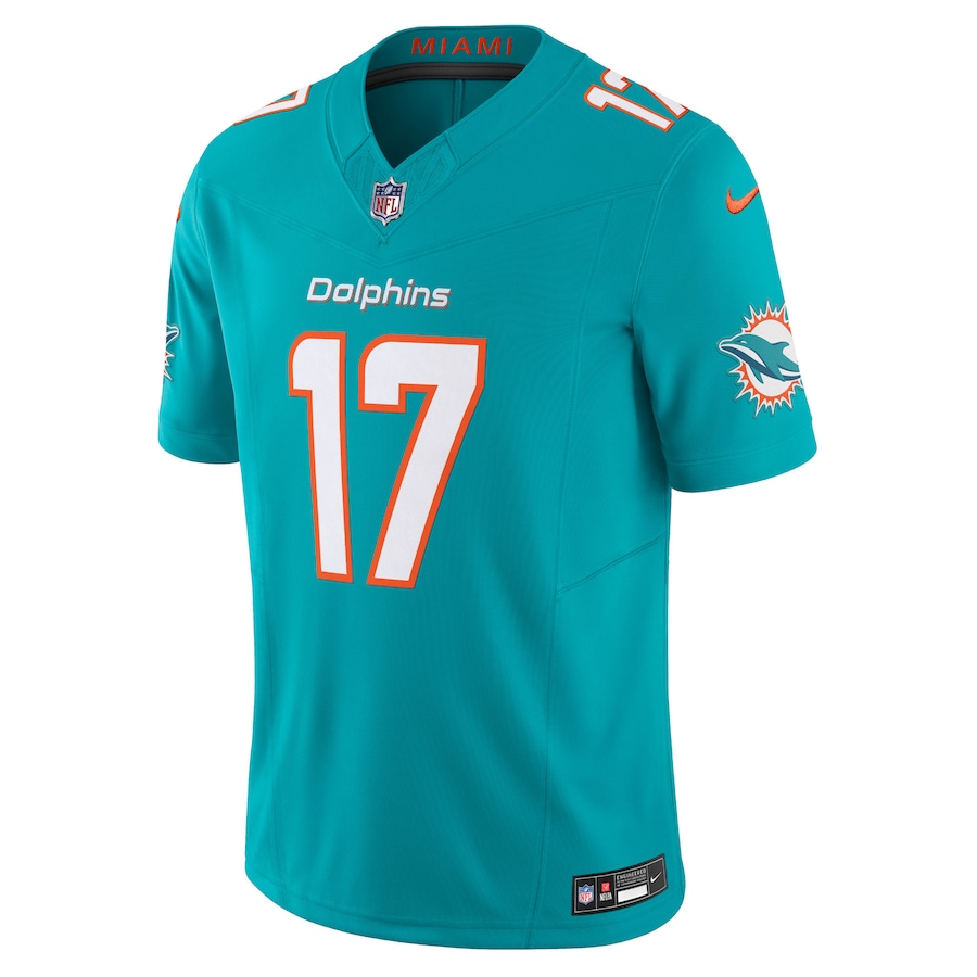 Men's Miami Dolphins Jaylen Waddle Nike White Vapor F.U.S.E. Limited Jersey