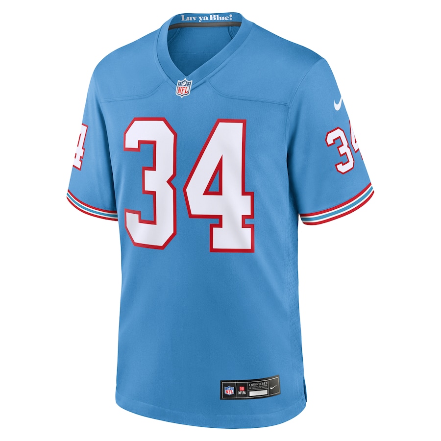 Men's Tennessee Titans Earl Campbell Nike Light Blue Retired Player Alternate Game Jersey