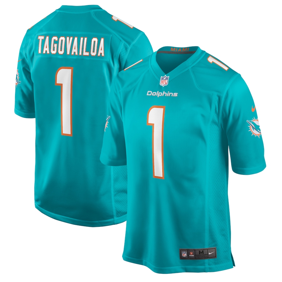 Men's Miami Dolphins Tua Tagovailoa Nike White 2nd Alternate Game Jersey