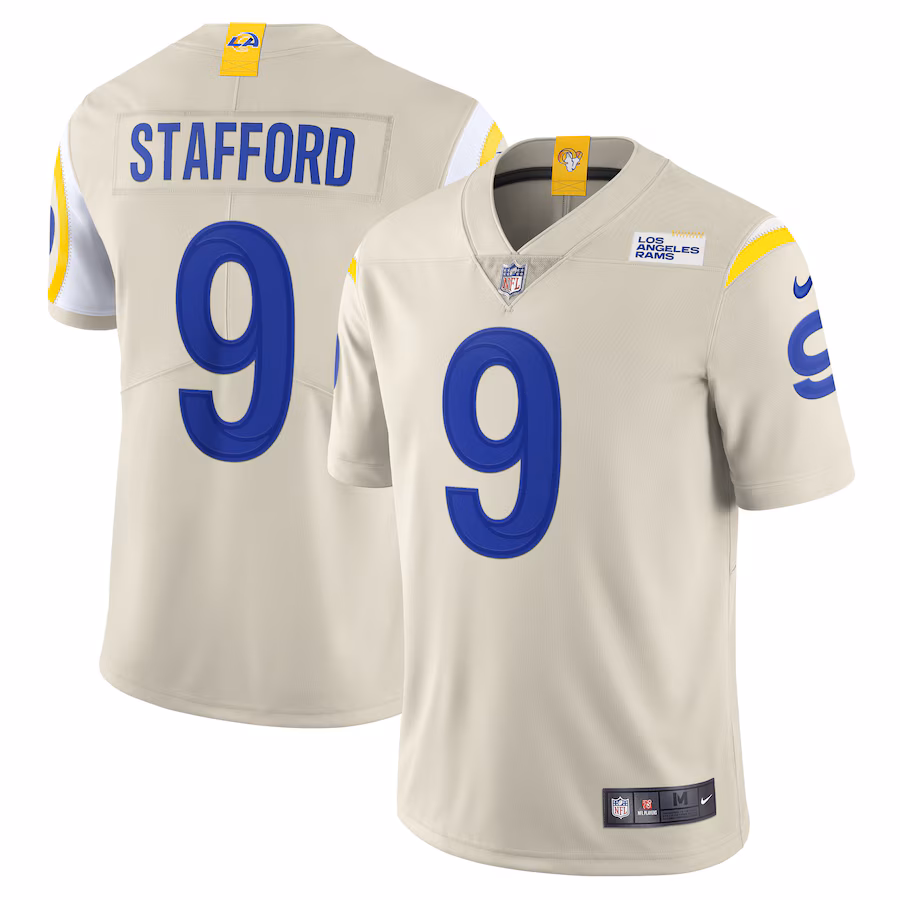 Men's Los Angeles Rams Matthew Stafford Nike Royal Vapor Limited Jersey
