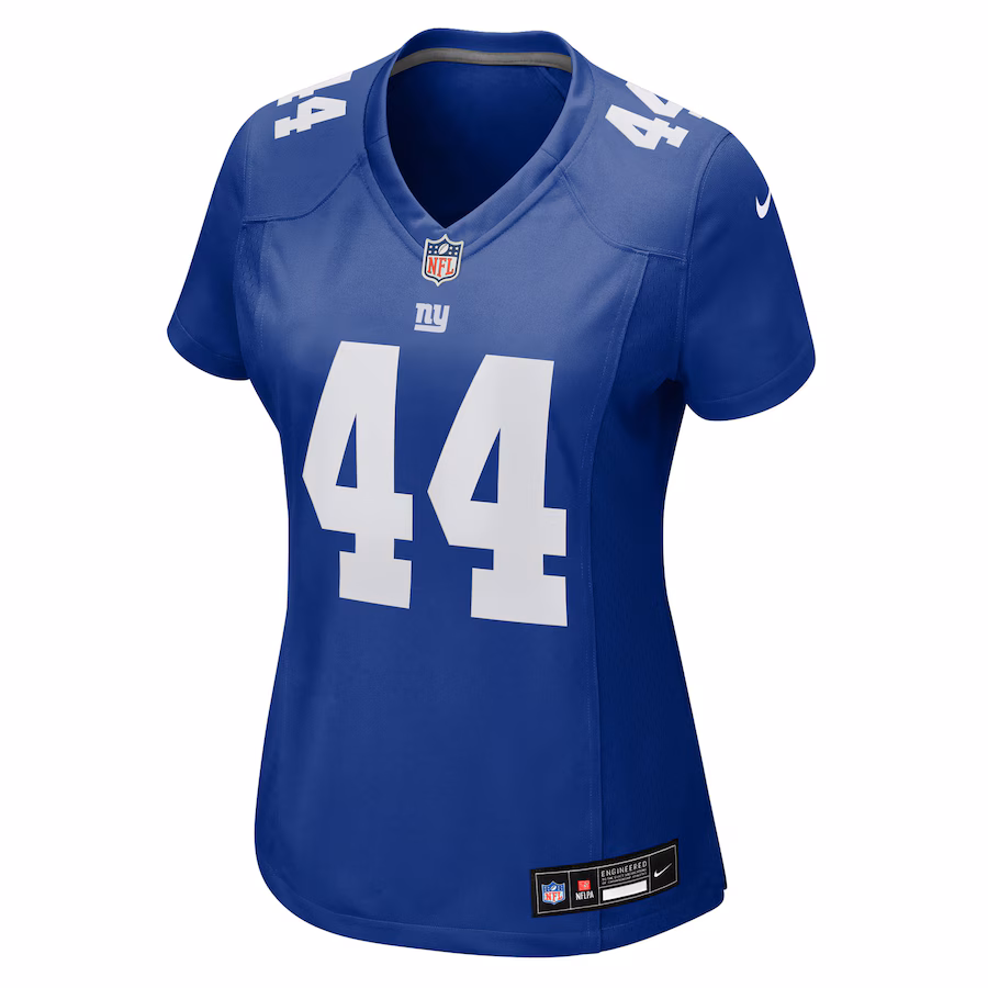 Women's Nike Cam Skattebo Royal New York Giants Team Game Player Jersey