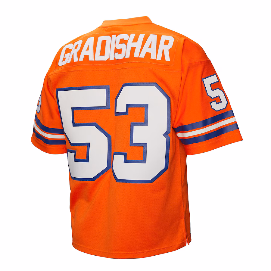 Men's Denver Broncos Randy Gradishar Mitchell & Ness Orange 1978 Legacy Replica Jersey