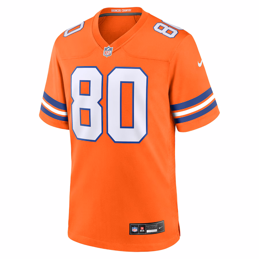 Men's Denver Broncos Rod Smith Nike Orange Retired Player Alternate Game Jersey