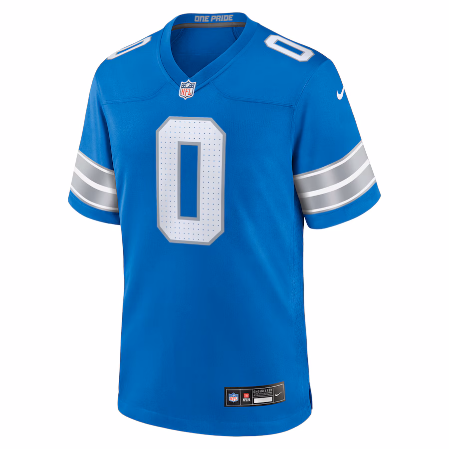 Men's Detroit Lions Jahmyr Gibbs Nike Black 2nd Alternate Game Player Jersey