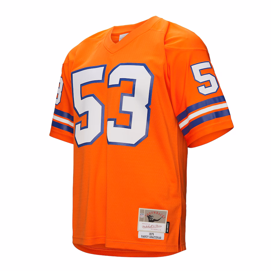 Men's Denver Broncos Randy Gradishar Mitchell & Ness Orange 1978 Legacy Replica Jersey