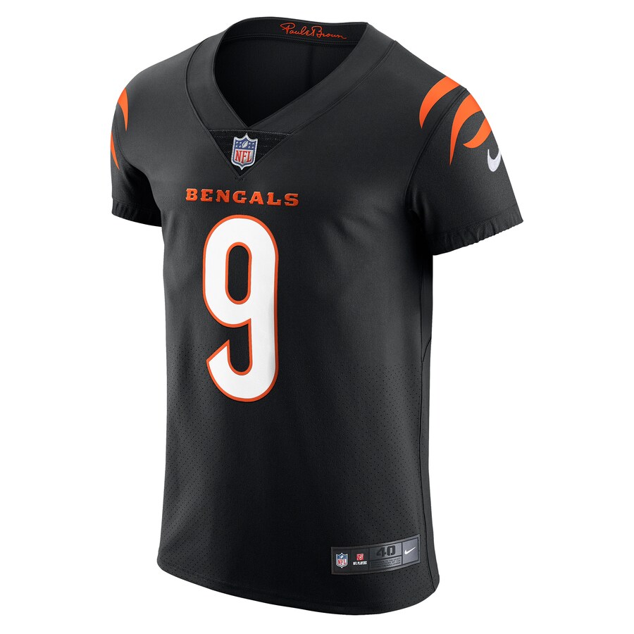 Men's Cincinnati Bengals Joe Burrow Nike Black Vapor F.U.S.E. Elite Jersey